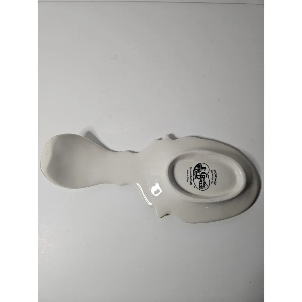 Cracker Barrel Fall Harvest Acorn Spoon Rest Stoneware Thanksgiving Autumn Decor